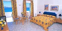 A room at the Manoulas Beach Hotel, Mykonos