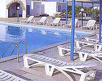 The poola at Naxos Holidays Hotel, Agios Georgios, Naxos
