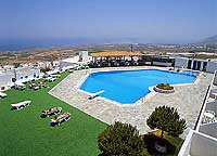 The pool of the Santorini Palace Hotel, Fira, Santorini