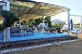 Outdoor dining area, Alexandros Resort, Livadakia, Serifos, Cyclades, Greece