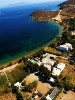 Aerial viewing of the Vassilia and the bay of Livadakia, Vassilia Rooms & Suites, Livadakia, Serifos, Cyclades, Greece