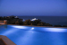 View form the pool at night, Selana Suites, Chrysopigi, Sifnos