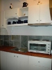 Kitchenette of the second apartment , Mosha Pension, Kamares, Sifnos, Cyclades, Greece