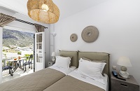 Bedroom at Hotel Nymfes, Kamares, Sifnos