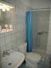A bathroom, Ageliki Pension, Platy Yialos, Sifnos, Cyclades, Greece