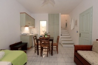 Maisonette living room area, Edem Apartments, Platy Yialos, Sifnos