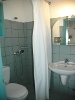 En-suite bathroom of the double bedroom, Styfilia Apartments, Platys Yialos, Cyclades, Sifnos