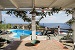 Outdoor dining table, Villa Pelagos House, Platy Yialos, Sifnos, Cyclades, Greece