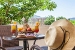 The Apartment’s veranda, Skopelos Holidays Hotel & SPA, Skopelos town, Skopelos, Sporades, Greece