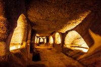 Catacombs located on Milos